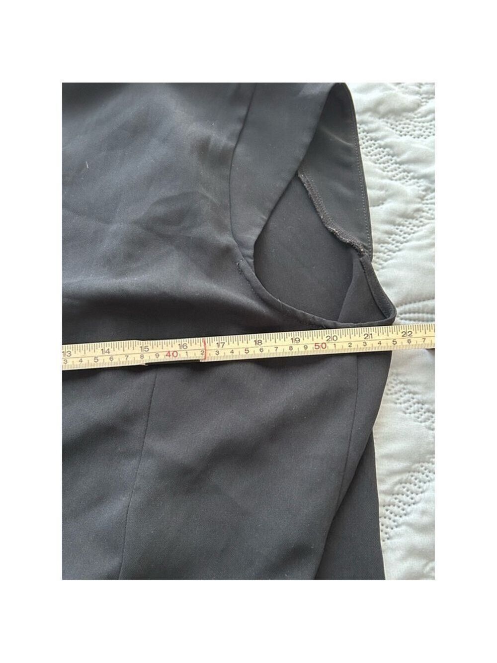 Cabi Origami Black Faux Wrap Sleeveless Tunic Top Size Large - Picture 7 of 8